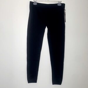 NEW Love University‎ Solid Black Stretch Pants Women's One Size Fits All NWT